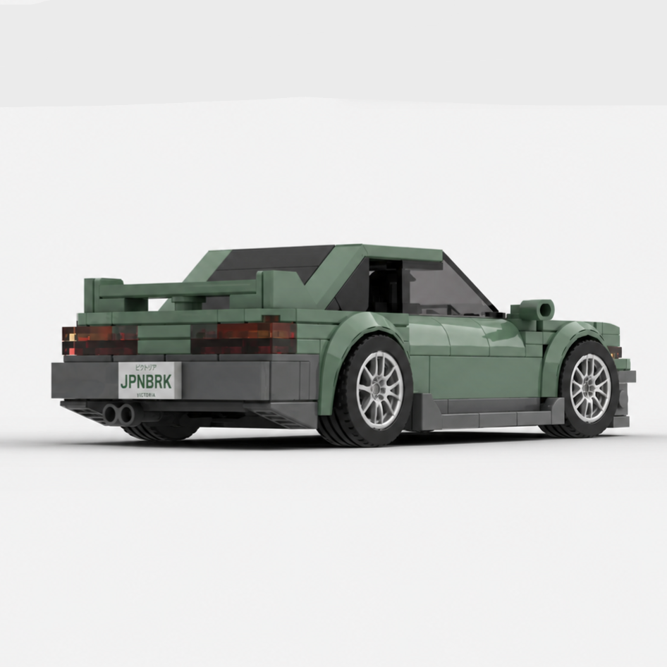 Silvia S13 Seafoam 2 Tone Brick Car Model