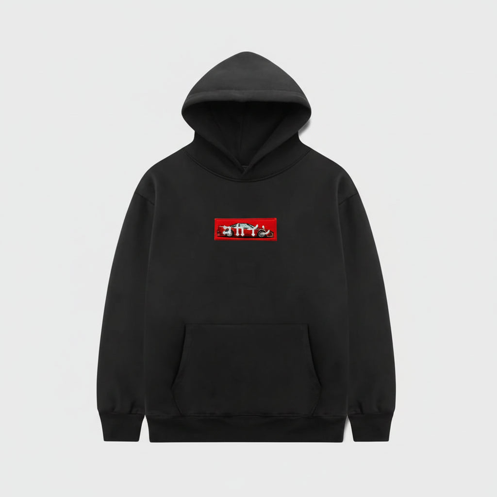 "NSX" Red Patch Hoodie