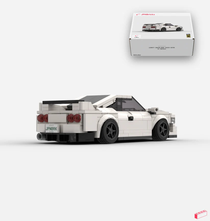R33 GTR Brick Car Model
