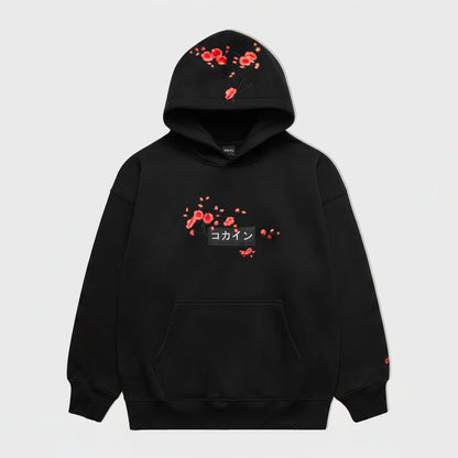 Black / Red Blossom V2 //// Hoodie