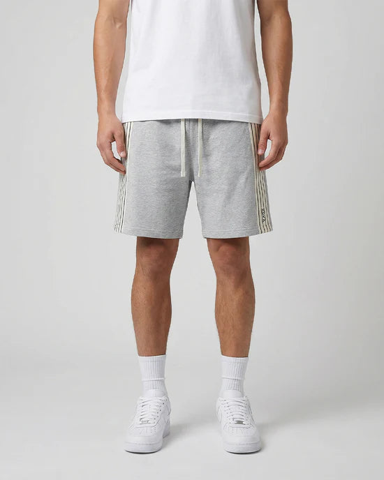 Premium Stripe Shorts // GREY