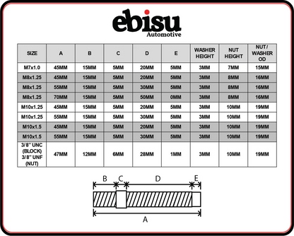 Titanium Manifold Stud - Individual