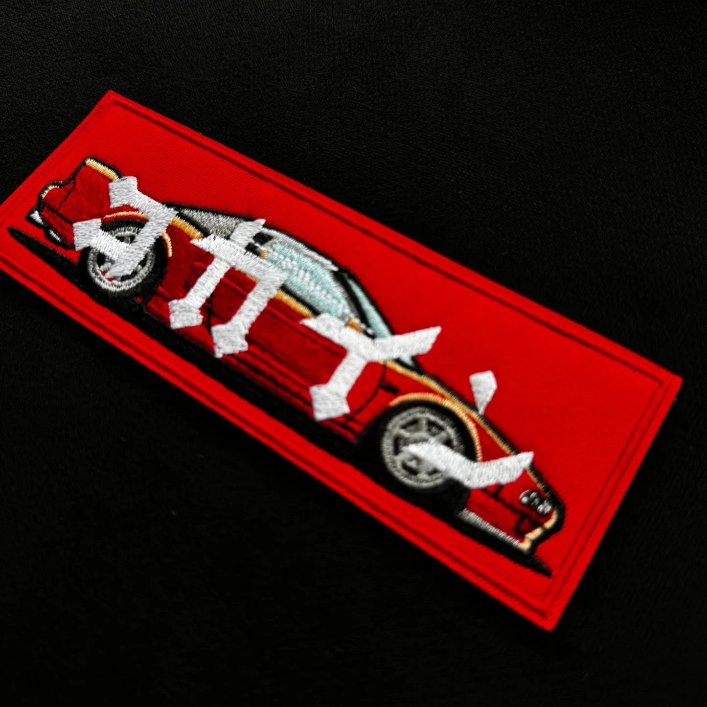 "NSX" Red Patch Hoodie
