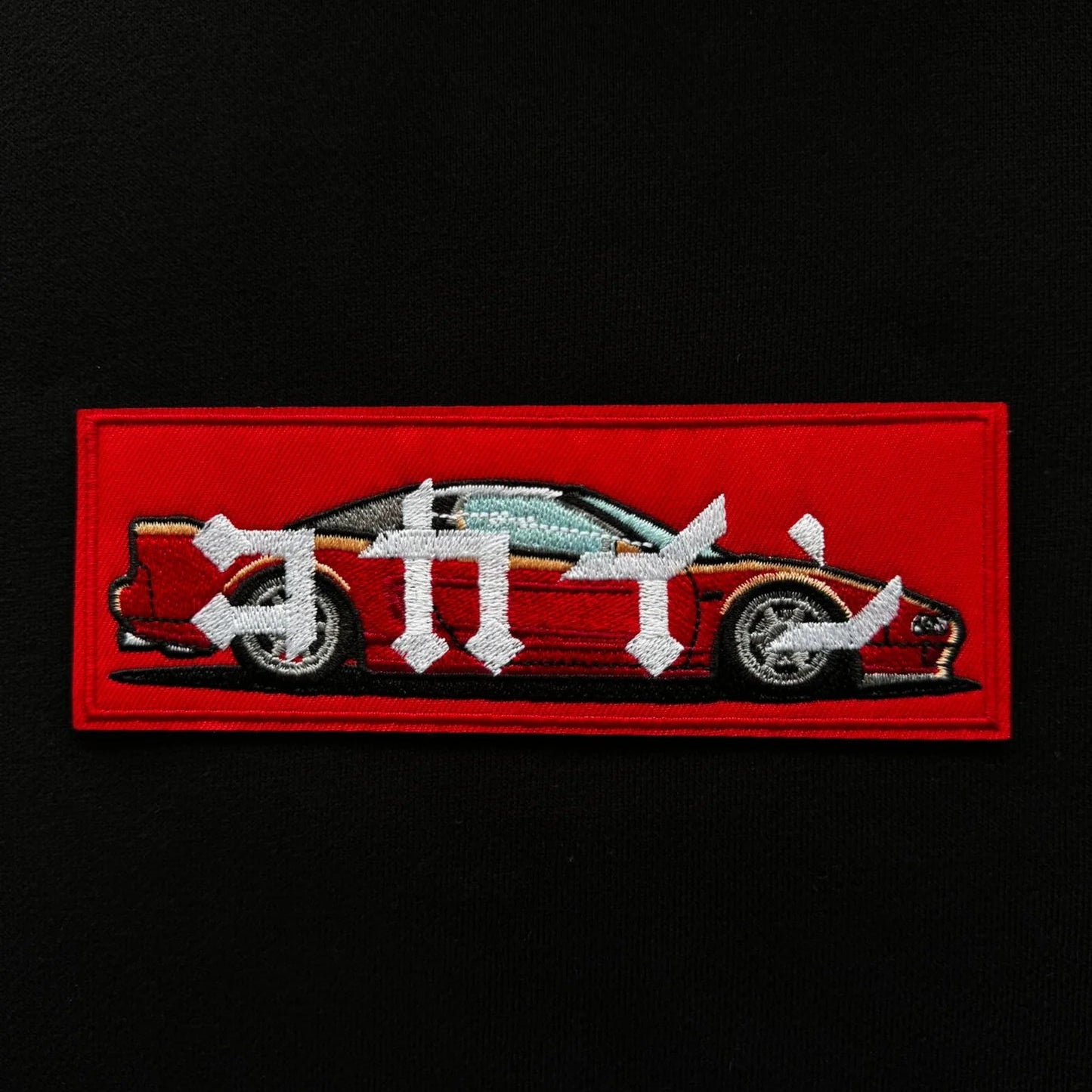 "NSX" Red Patch Hoodie