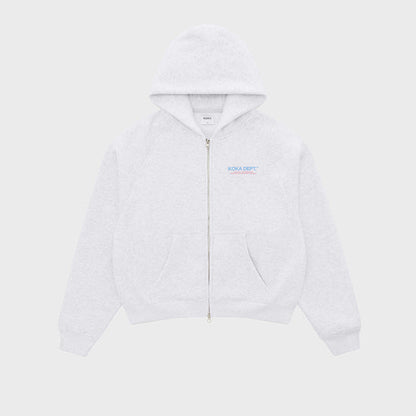 Core Zip Up Hoodie - Grey