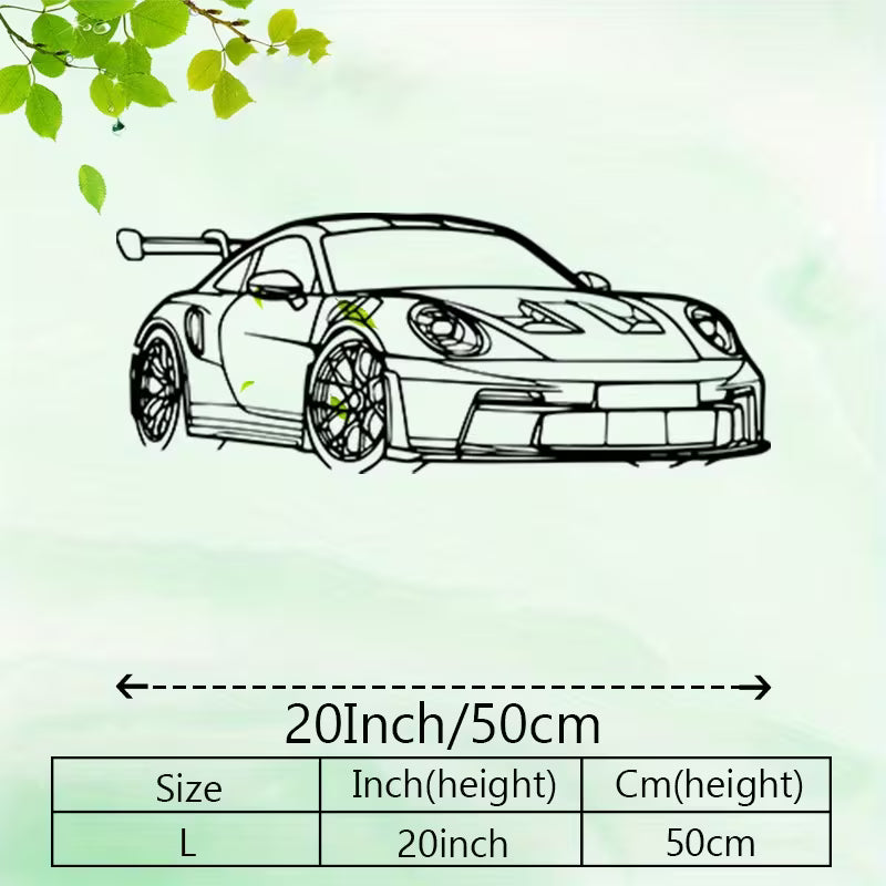 Porsche GT3 RS Metal Wall Art