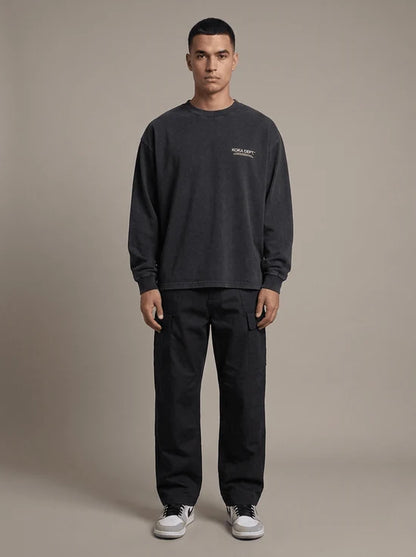 Pit Crew Cargo Pants - Black