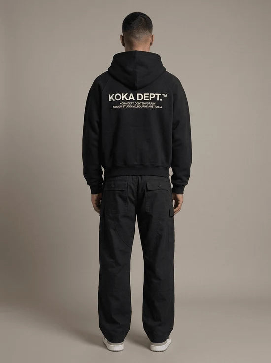Core Zip Up Hoodie - Black