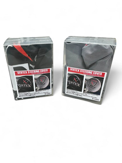 Vertex Steering Wheel Cover; Black